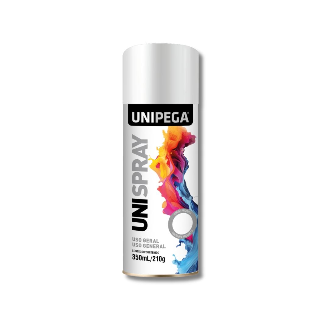 ESMALTE AEROSOL BLANCO BRILLANTE 210GR/UNIPEGAX0.35L